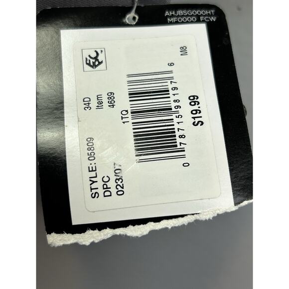 Maidenform Women 05809 Push Up Bra‎ Gray Lace Floral Womens Size 34D New - Picture 3 of 10